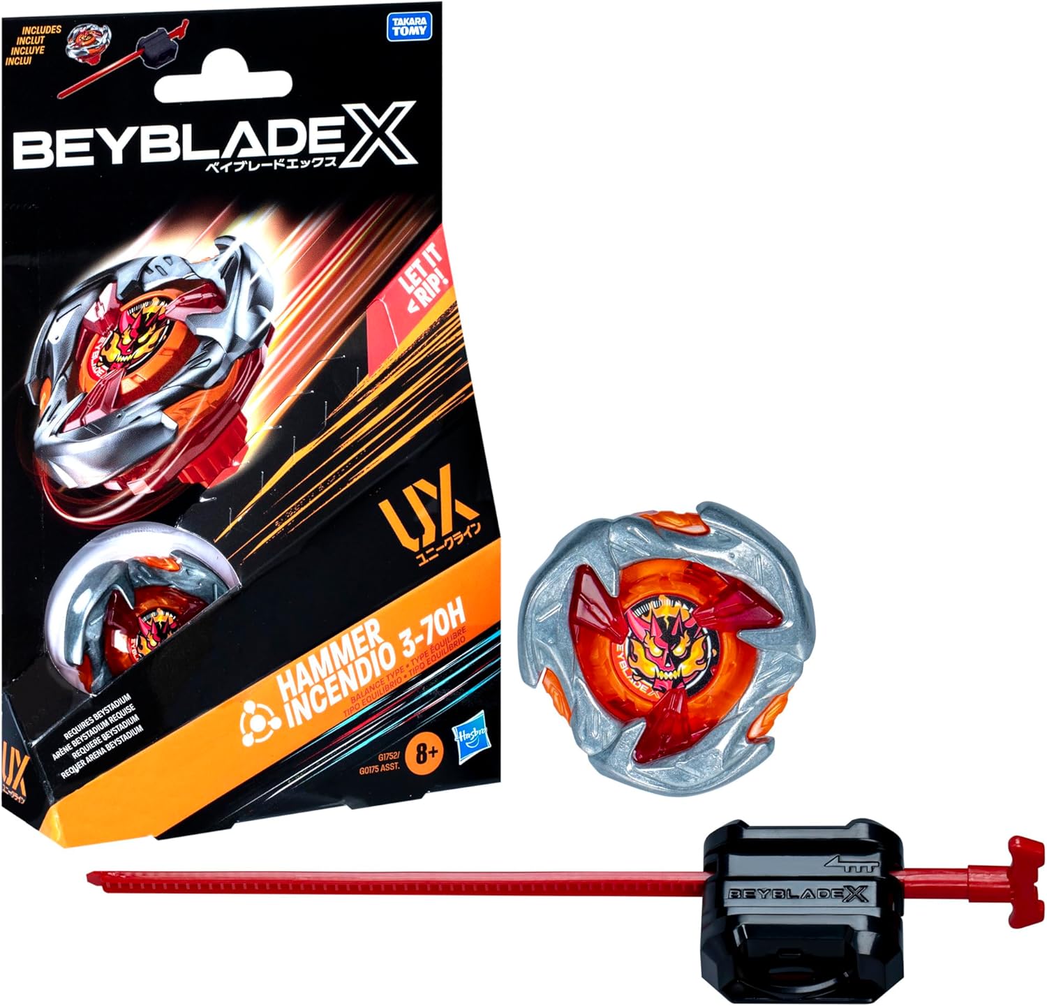 Thumbnail 6 de Hasbro Beyblade X Wand Wizard 1-60R UX Starter Pack