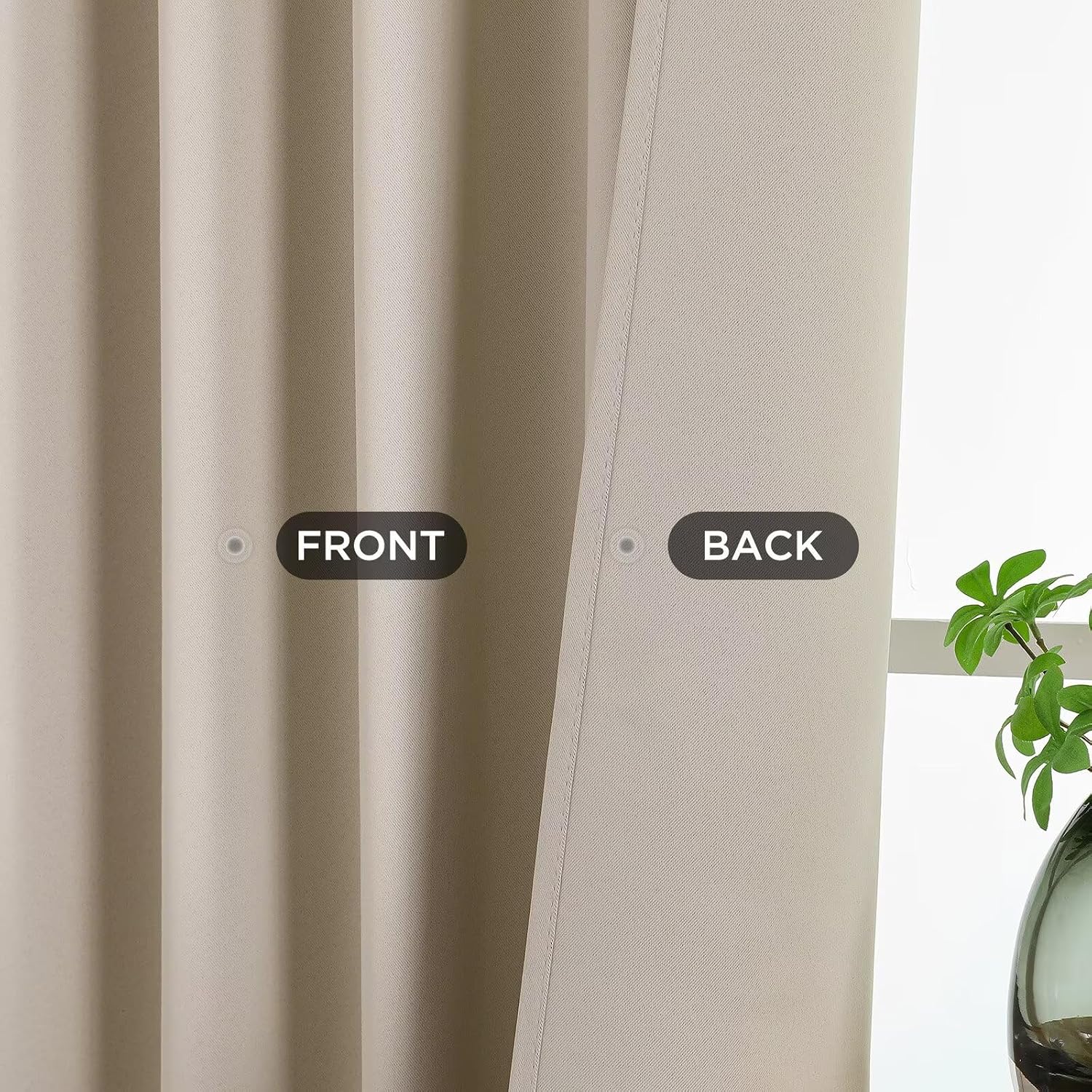 Thumbnail 6 de Joydeco Blackout Curtains 90-Inch