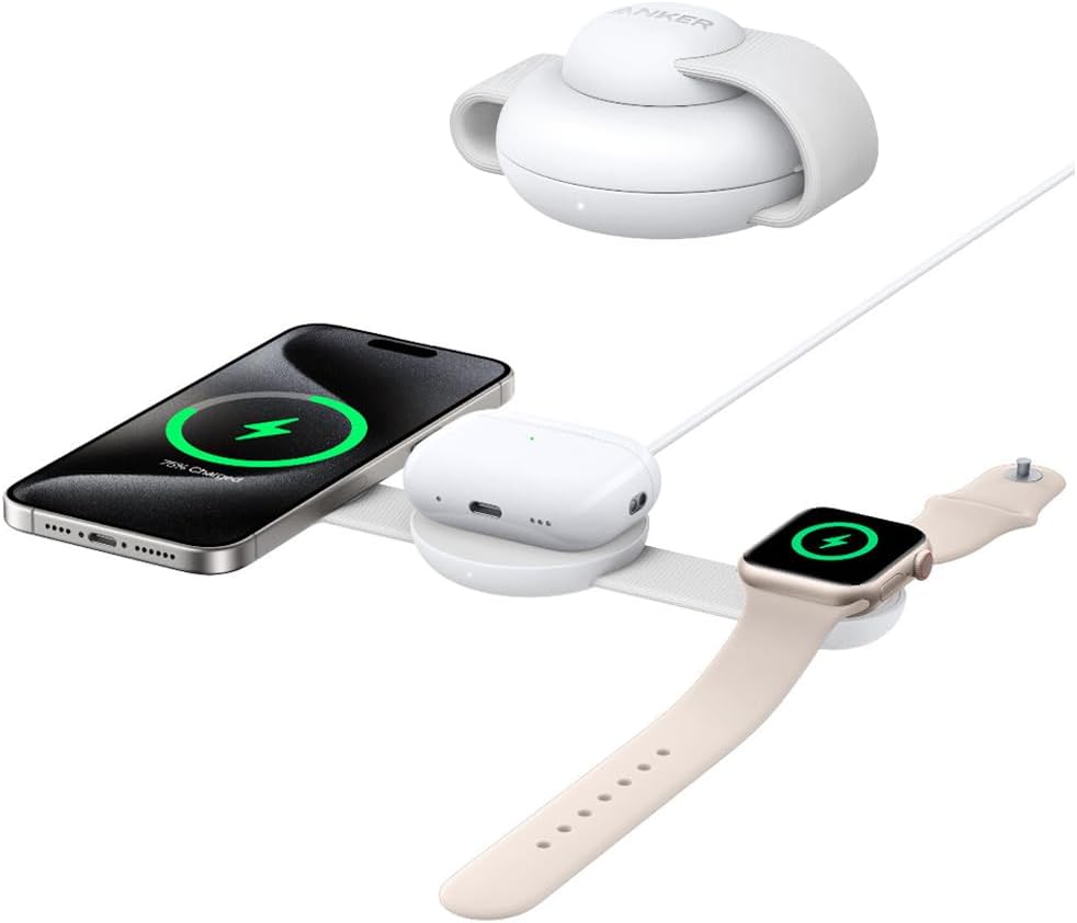 Thumbnail 3 de Anker MagSafe Compatible 3-in-1 Wireless Charging Station
