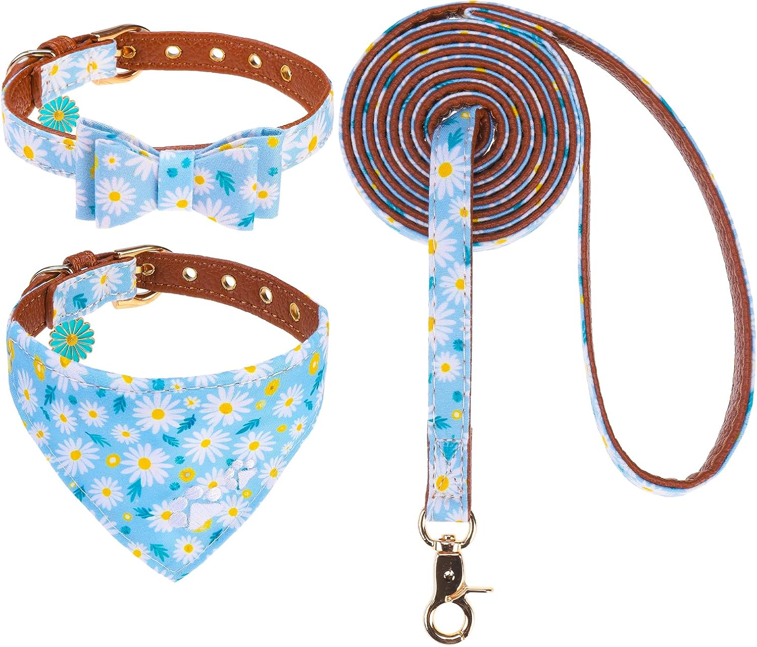 Detalle de EXPAWLORER Dog Collar and Leash Set, Size S