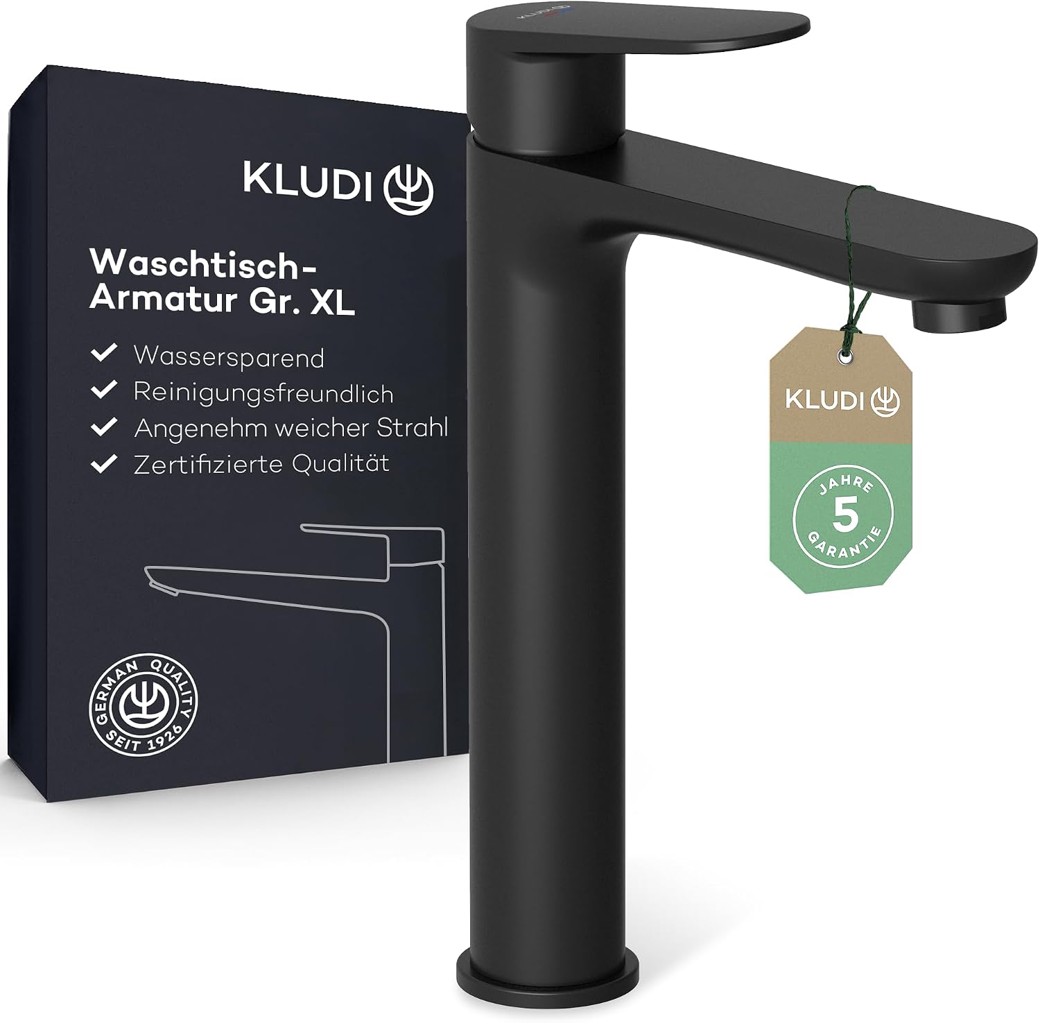 Detalle 1 de KLUDI -X1 bateria umywalkowa S, chrom, wylot 75 mm i wkład ceramiczny