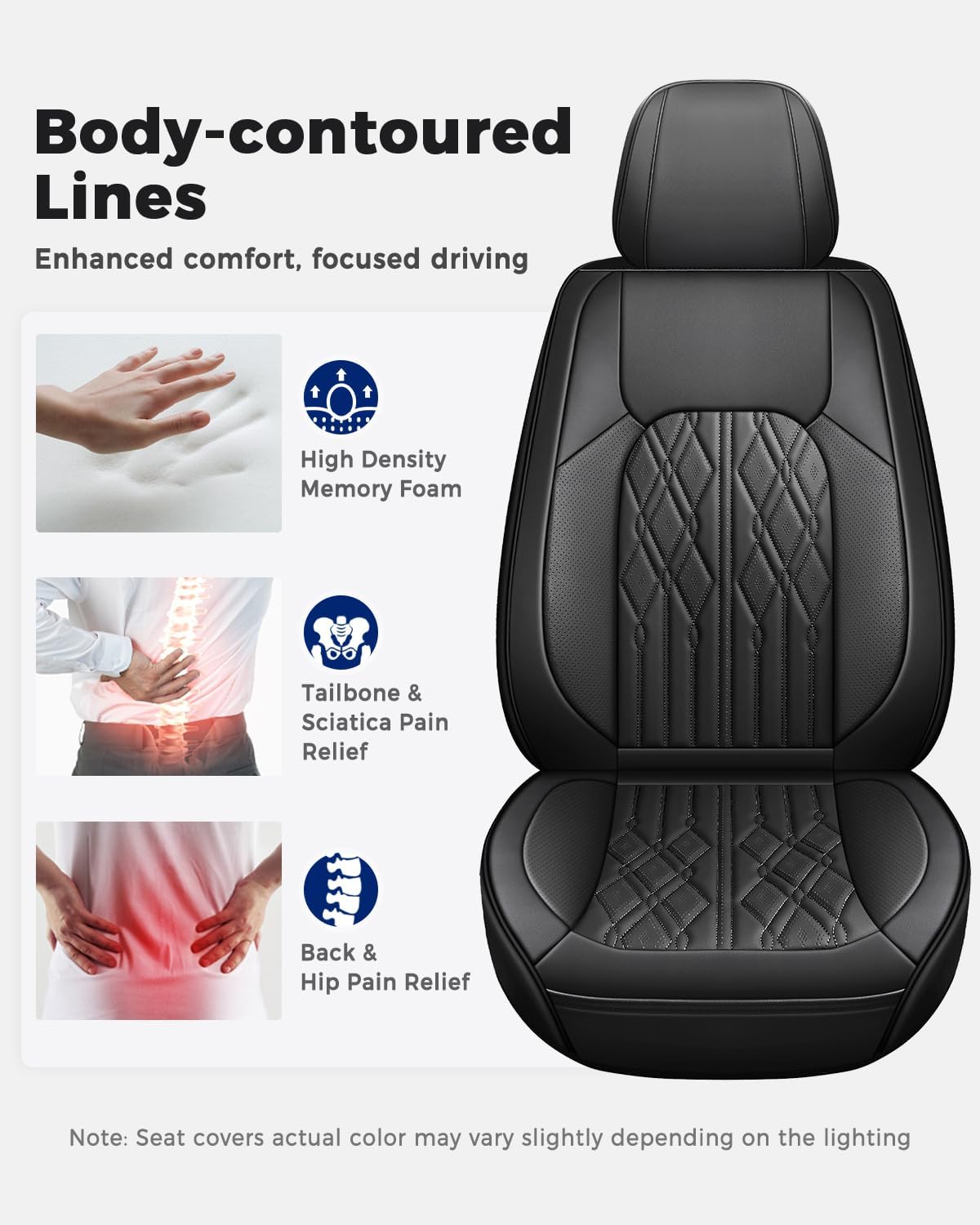 Detalle 2 de Huidasource Car Seat Covers in Faux Leather