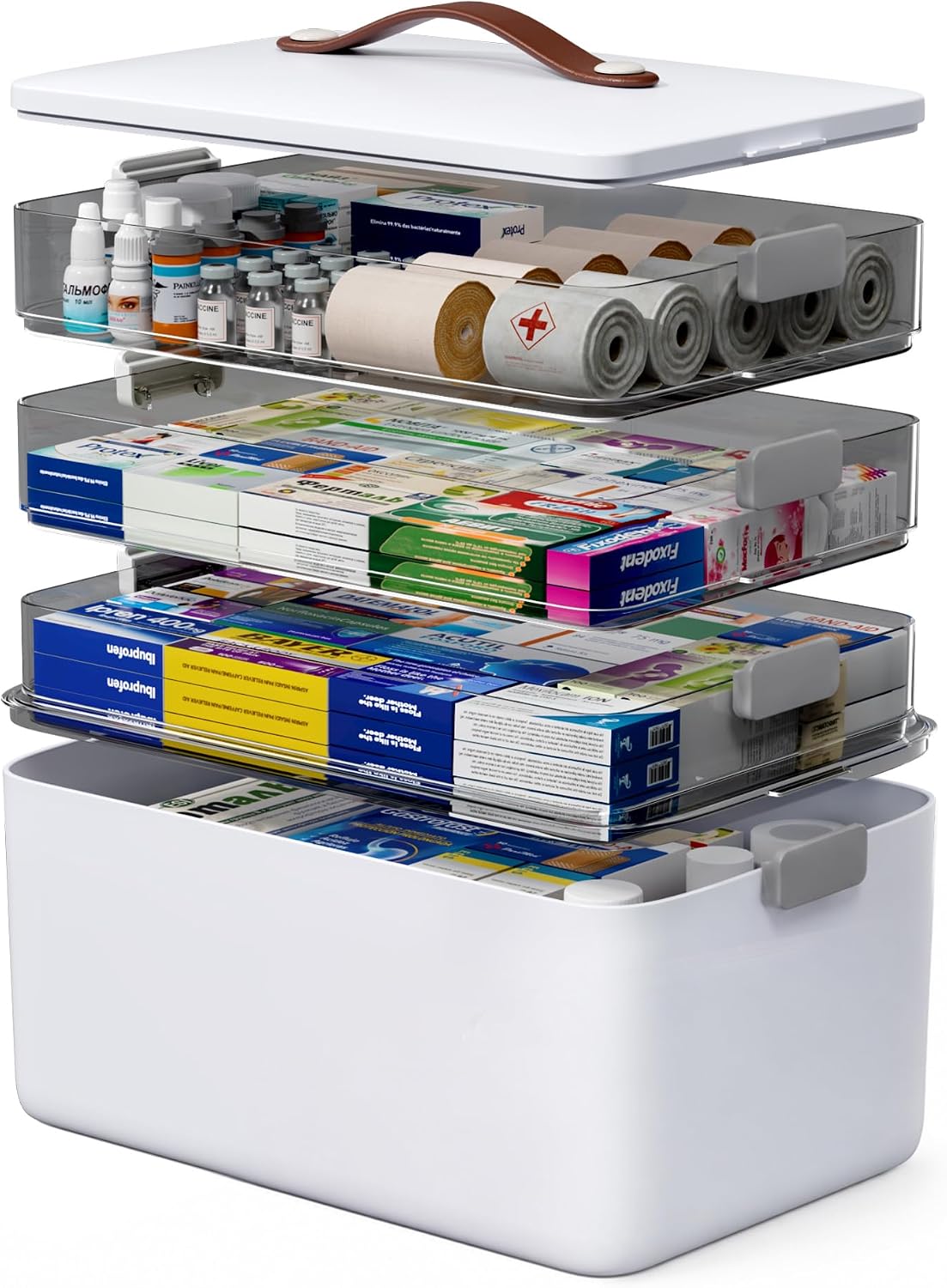 Detalle 2 de LEGUO Medicine Organizer Box, 3-Tier