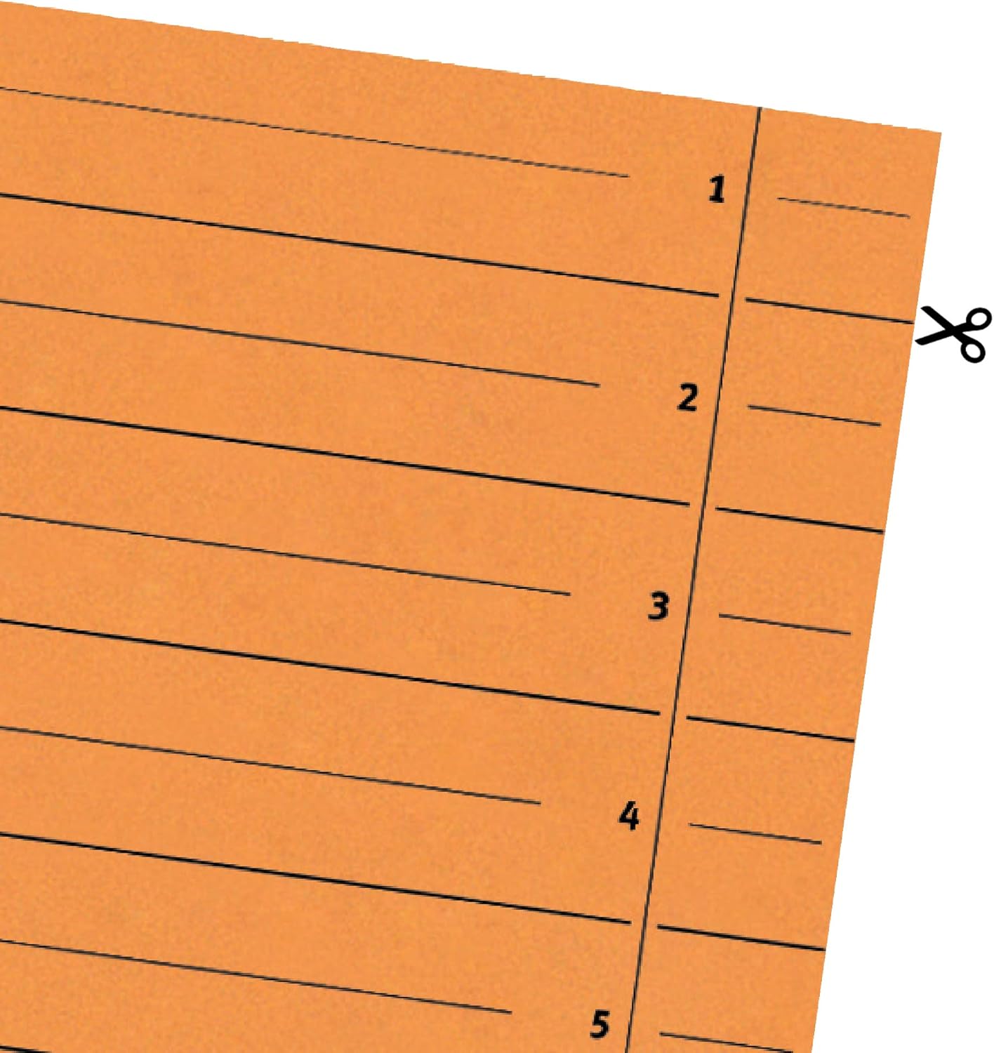 Thumbnail 2 de Falken Divisori in cartoncino riciclato A4-100er Pack orange