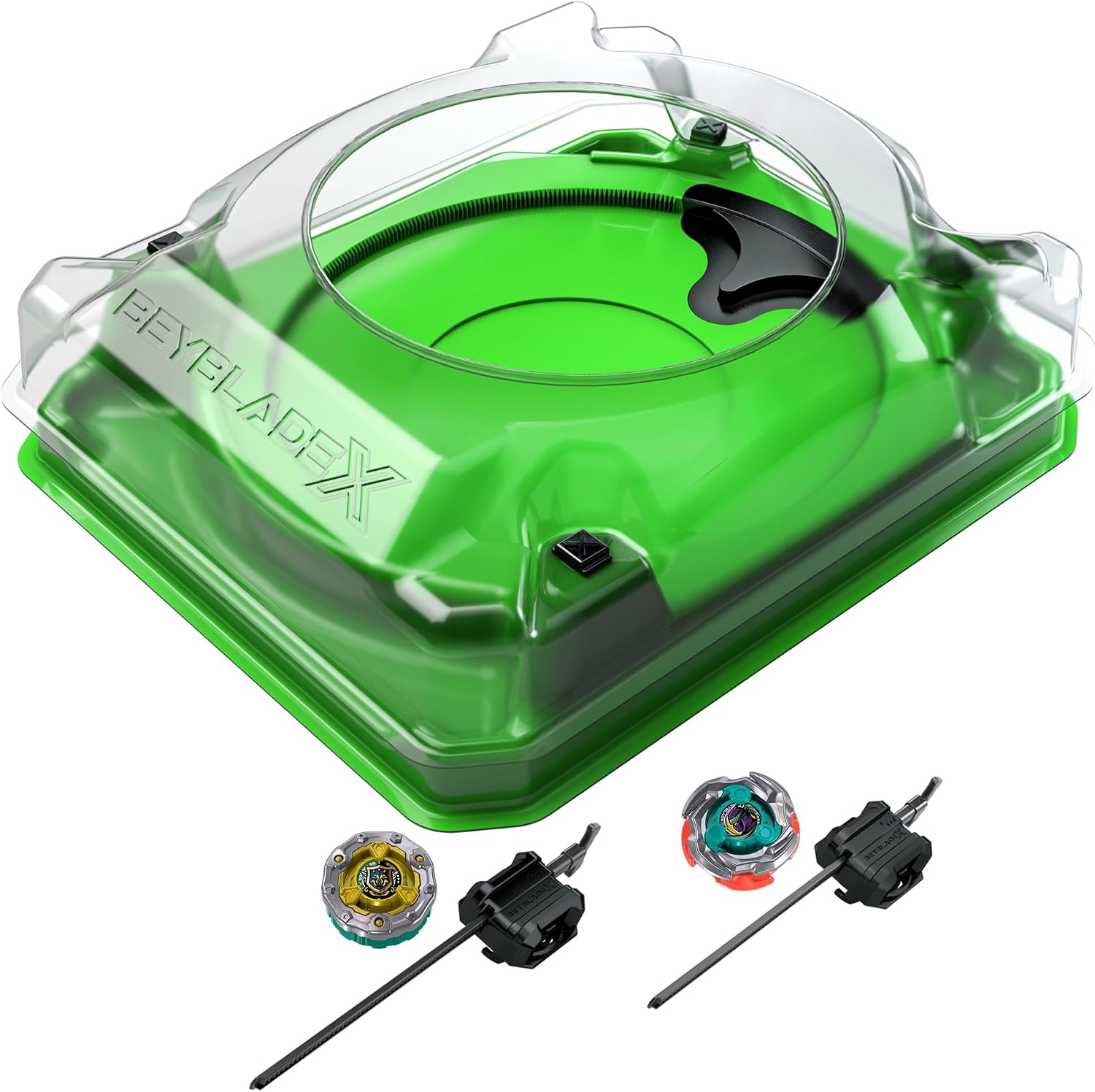 Thumbnail 1 de Hasbro Beyblade X Sneak Attack Battle-set met Beystadium, twee tollen en launchers