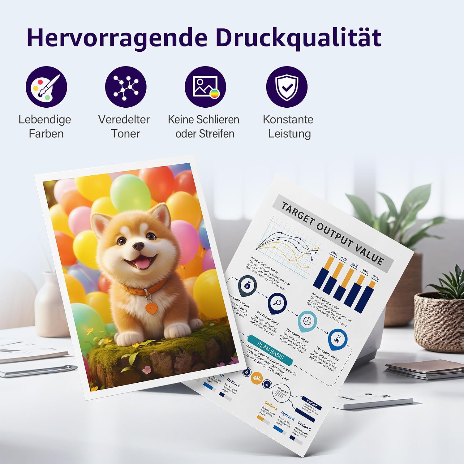 Detalle de ONLYU TN248XL 4er-Pack – kompatibel mit Brother MFC/L-Serie