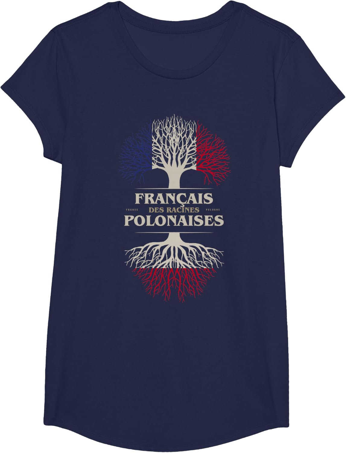 Detalle 2 de T-Shirt Arbre Vie Pologne drapeau đ”đ±đ«đ·