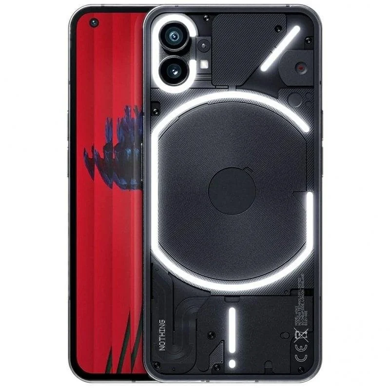 Detalle de Nothing Phone 1 5G 8GB 128GB 6.55" Negro: diseño distintivo y experiencia Android pura