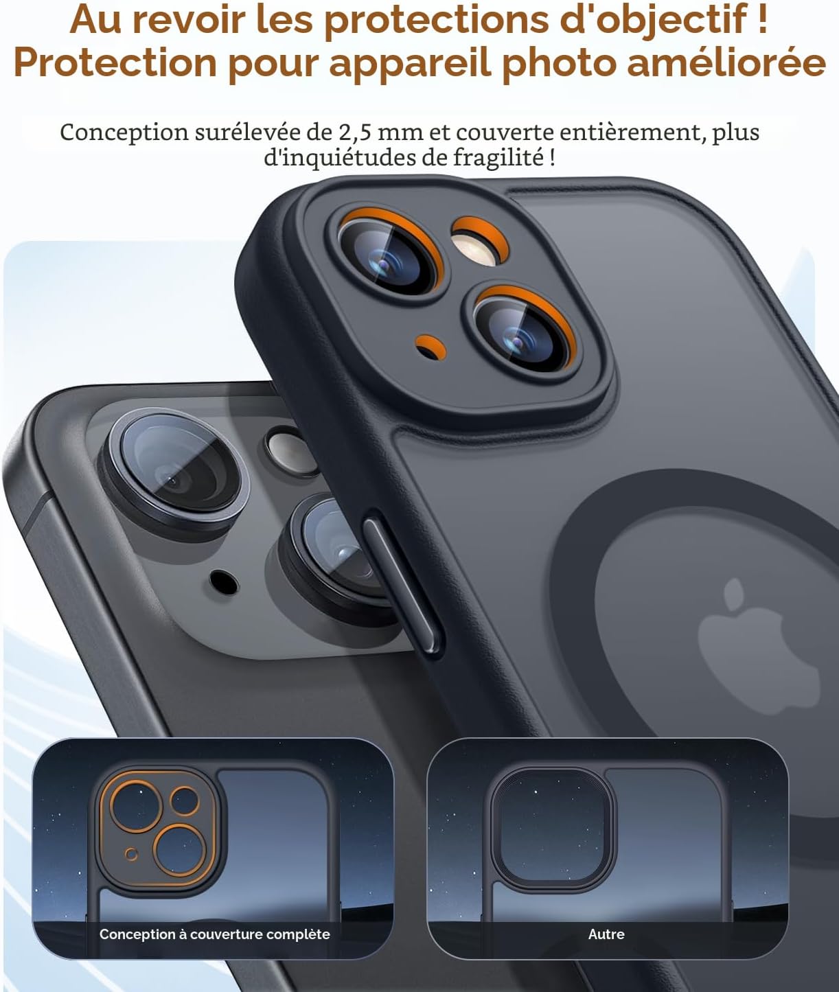 Detalle de CANSHN Coque magnétique iPhone 15 6,1 pouces