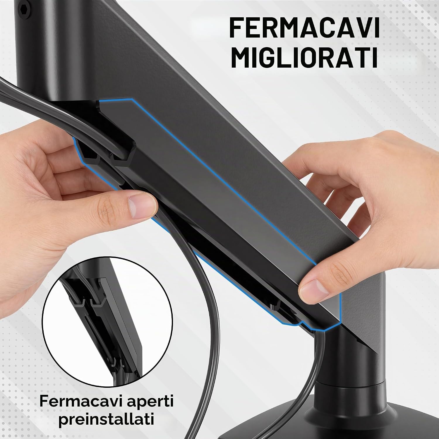Detalle de BONTEC braccio doppio monitor 360°