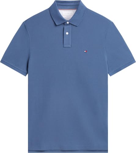 Thumbnail 5 de Tommy Hilfiger Uomo Polo Maniche Corte Regular Fit Blu Aegean Sea – Taglia M