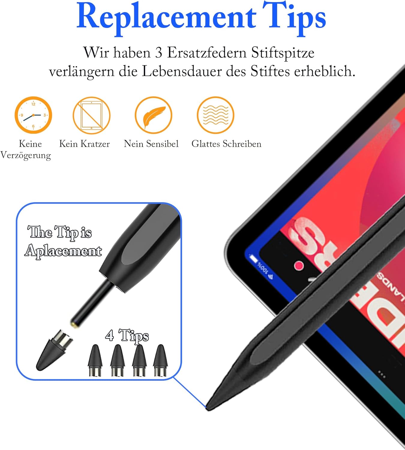 Thumbnail 4 de Magnetic iPad stylus pen 13g
