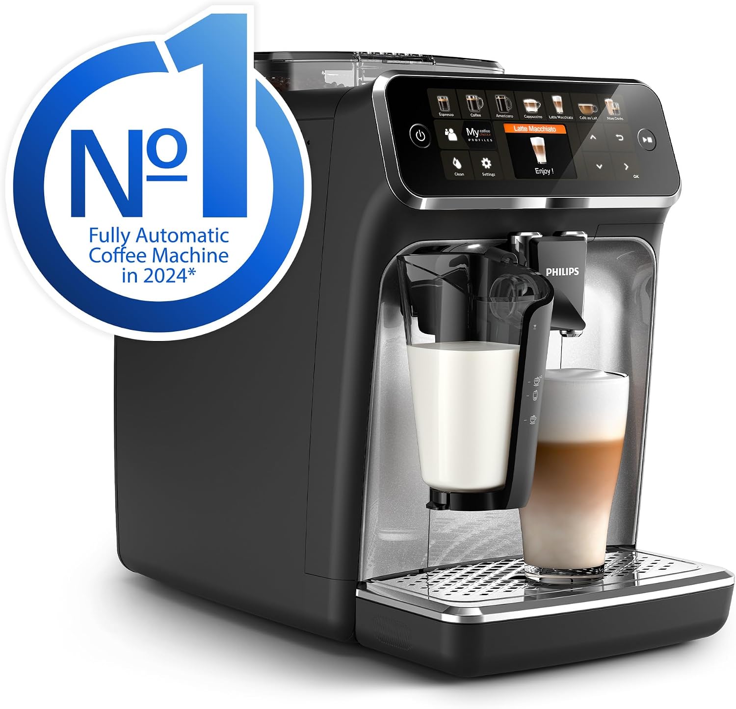 Detalle 2 de Philips 5400 Series EP5446/70 Coffee Machine 12-varieties