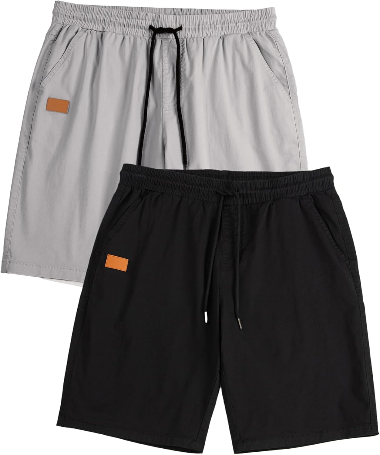 Detalle 2 de JMIERR Mens Cotton Drawstring Chino Shorts