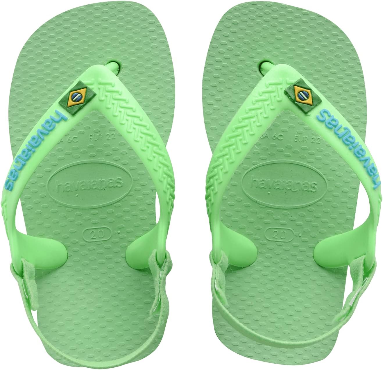 Detalle 2 de Havaianas Baby Brasil Logo II Unisex Kinder FlipFlop