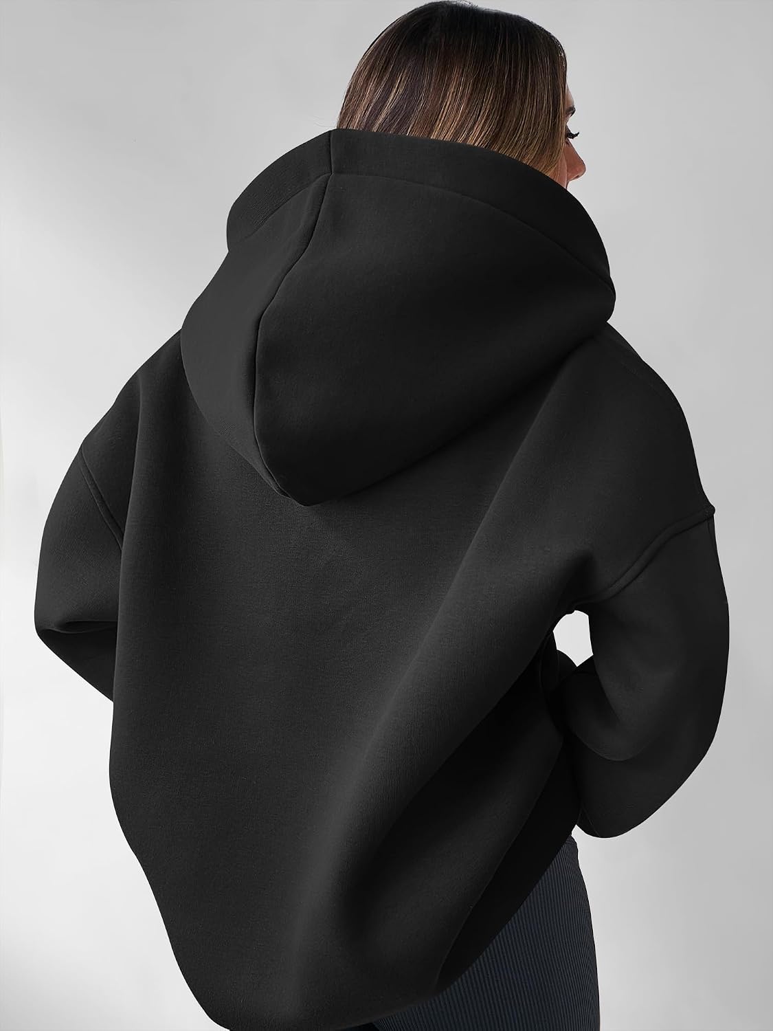 Thumbnail 5 de ANRABESS Womens Oversized V-Neck Hoodie 2025