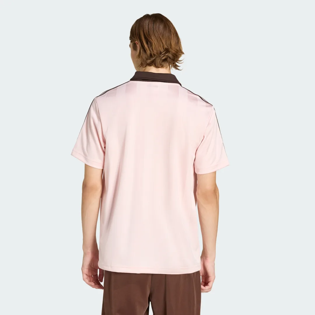 Detalle 2 de Camiseta Técnica con Cuello Archive de Adidas — Rosa