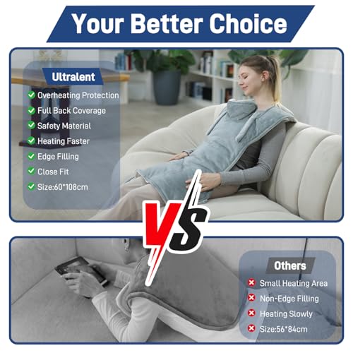Thumbnail 6 de Ultralent Coussin chauffant dos et épaules 60 × 108 cm, 6 niveaux