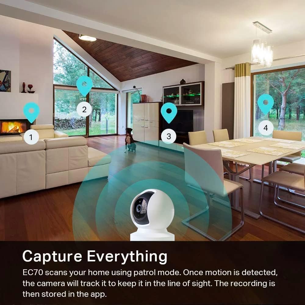 Detalle 2 de TP-Link Kasa EC70 1080p Pan/Tilt Camera