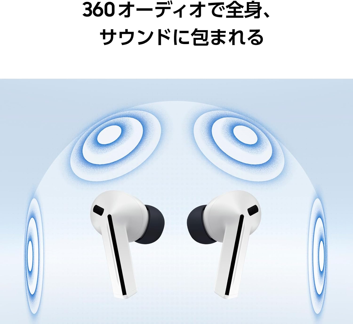 Detalle de Samsung Galaxy Buds3 FE SM-R420NZKAXJP 完全ワイヤレスイヤホン、ANC・IP54・Bluetooth 5.4対応