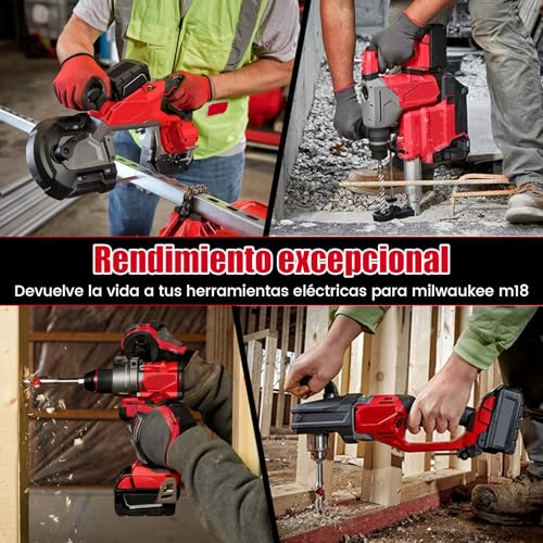 Detalle de HTongD Batería Repuesto M18 5Ah