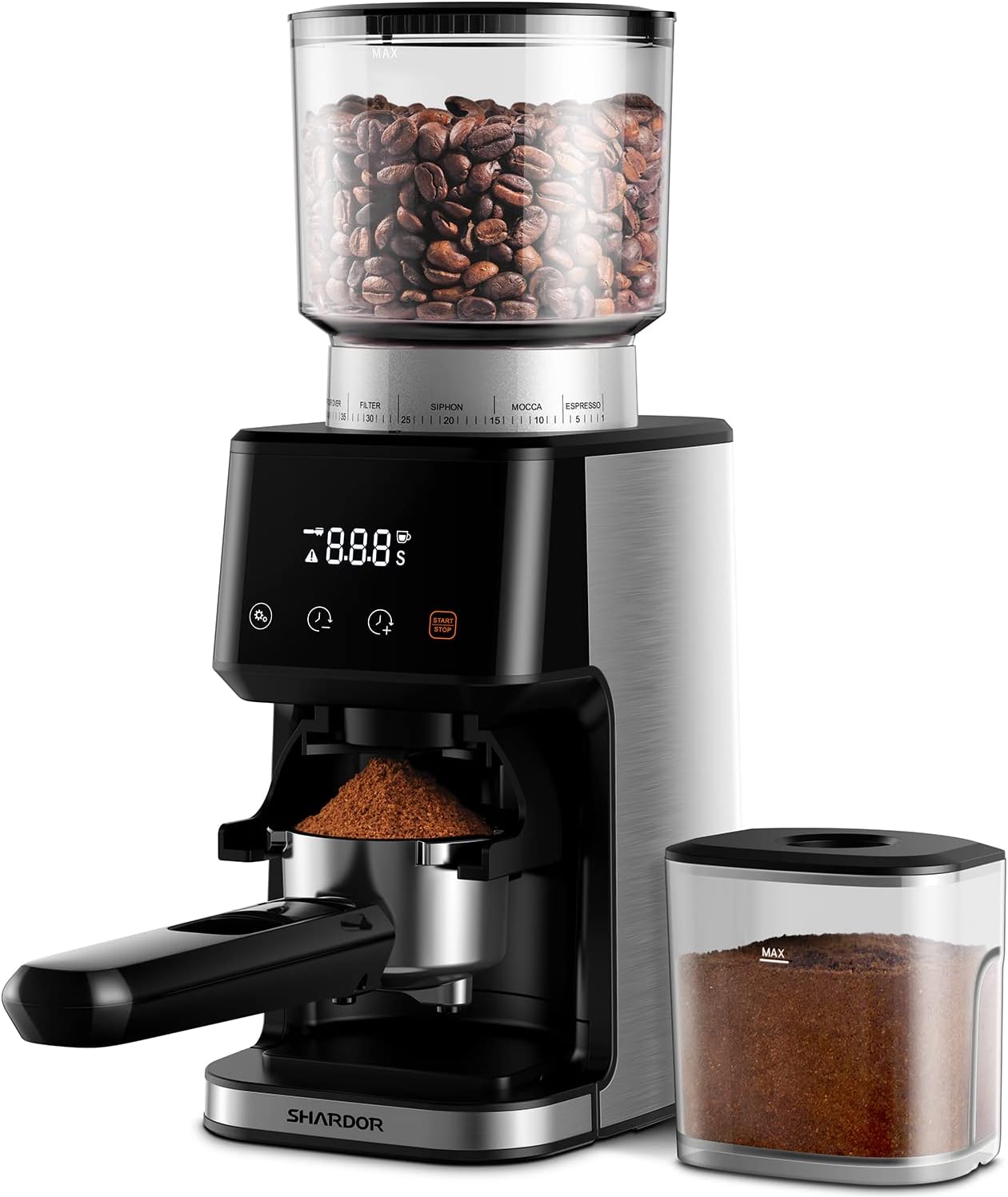 Detalle de SHARDOR Conical Burr Grinder 51 Settings