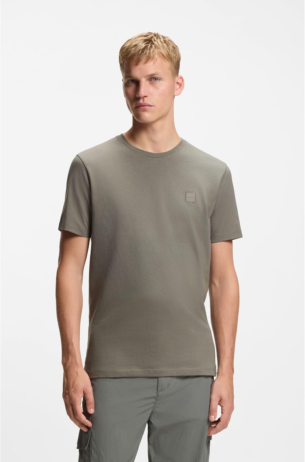 Thumbnail 2 de BOSS Herren Tales Relaxed-Fit T-Shirt aus Baumwoll-Jersey mit Logo-Aufnäher