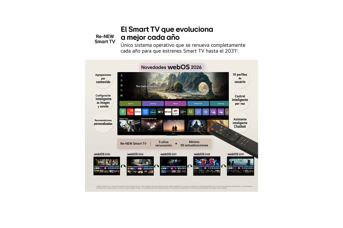 Thumbnail 2 de LG QNED72 75 pulgadas: Smart TV MiniLED 4K 2026, ideal para cine en casa