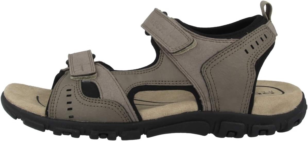 Detalle de Geox U Sandal Strada A – Sandali da uomo con punta aperta