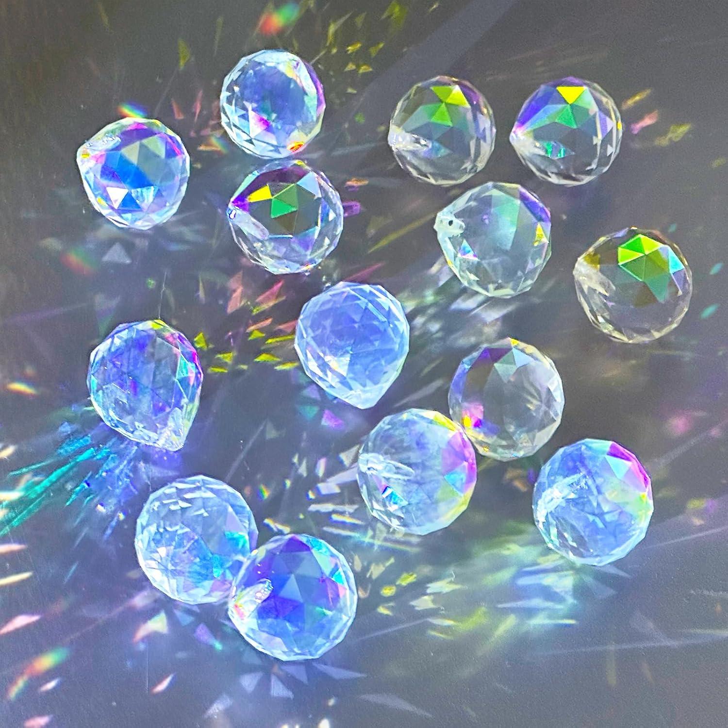 Detalle de JYNTERPLAY Kristallkugel Sonnenfänger Set mit 20 Stück