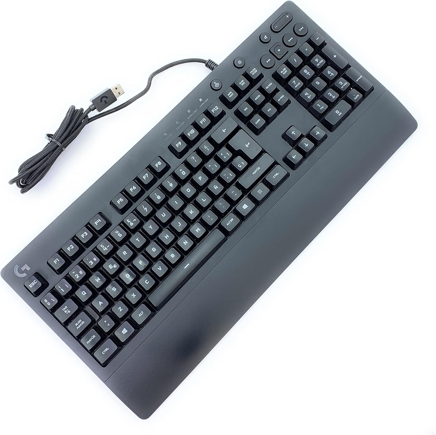 Detalle de Logitech G213 Prodigy Gaming-Tastatur 5 Zonen RGB