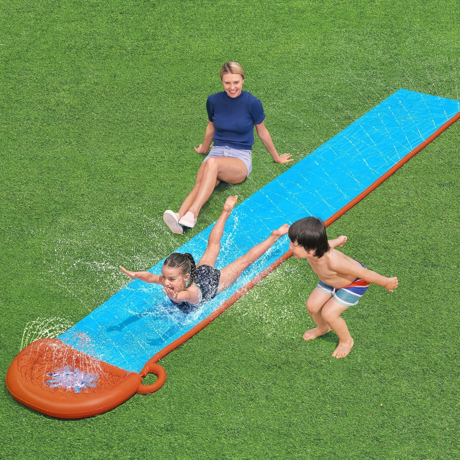Thumbnail 1 de Bestway H20GO Resbaladilla de Agua Inflable 4.88 m con Aspersores🌊