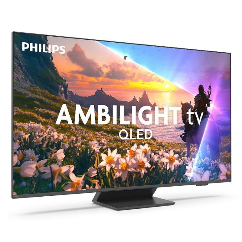 Detalle de Philips 55PUS8600: TV QLED 55" con Ambilight y HDR para cine en casa
