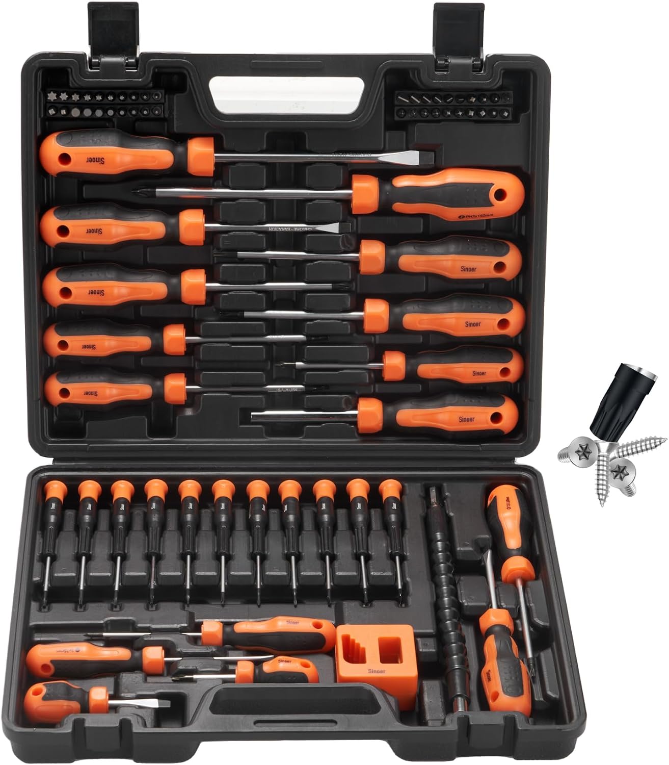 Detalle de Sinoer Set cacciaviti magnetici 70 pezzi