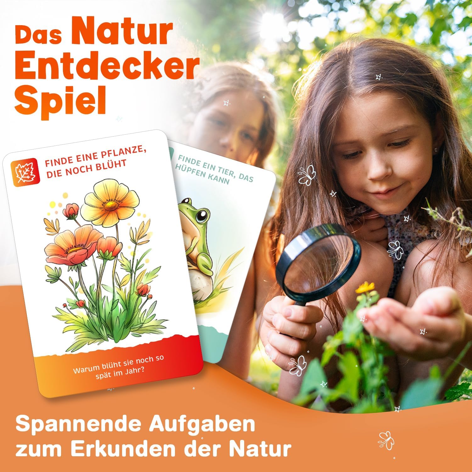 Detalle 2 de MUTKIND® 50 Entdeckerkarten für Kinder