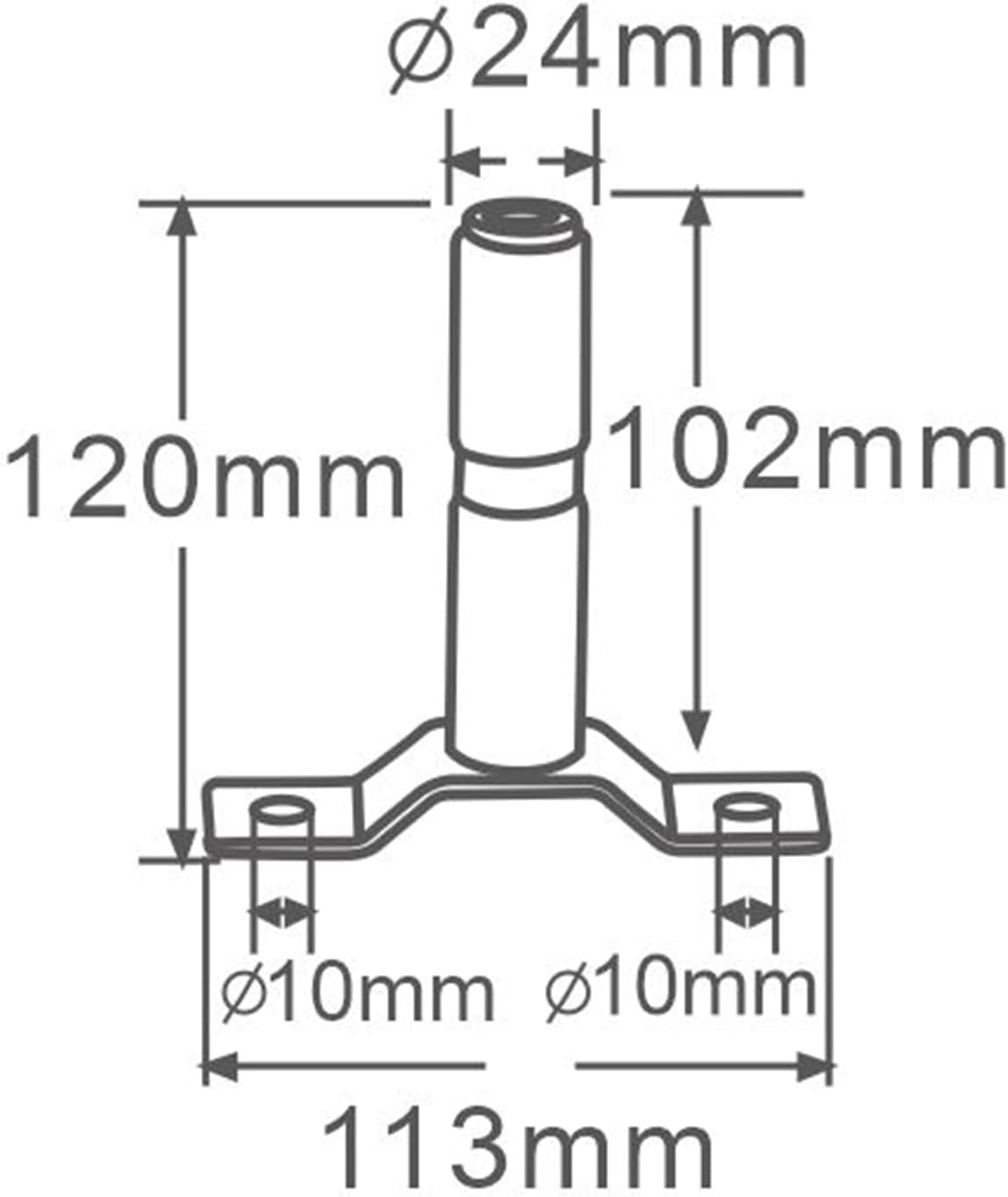 Thumbnail 3 de D-TECH Halterung mit Kabel für Rundumleuchten (DTB02) drehbar nach DIN 72591