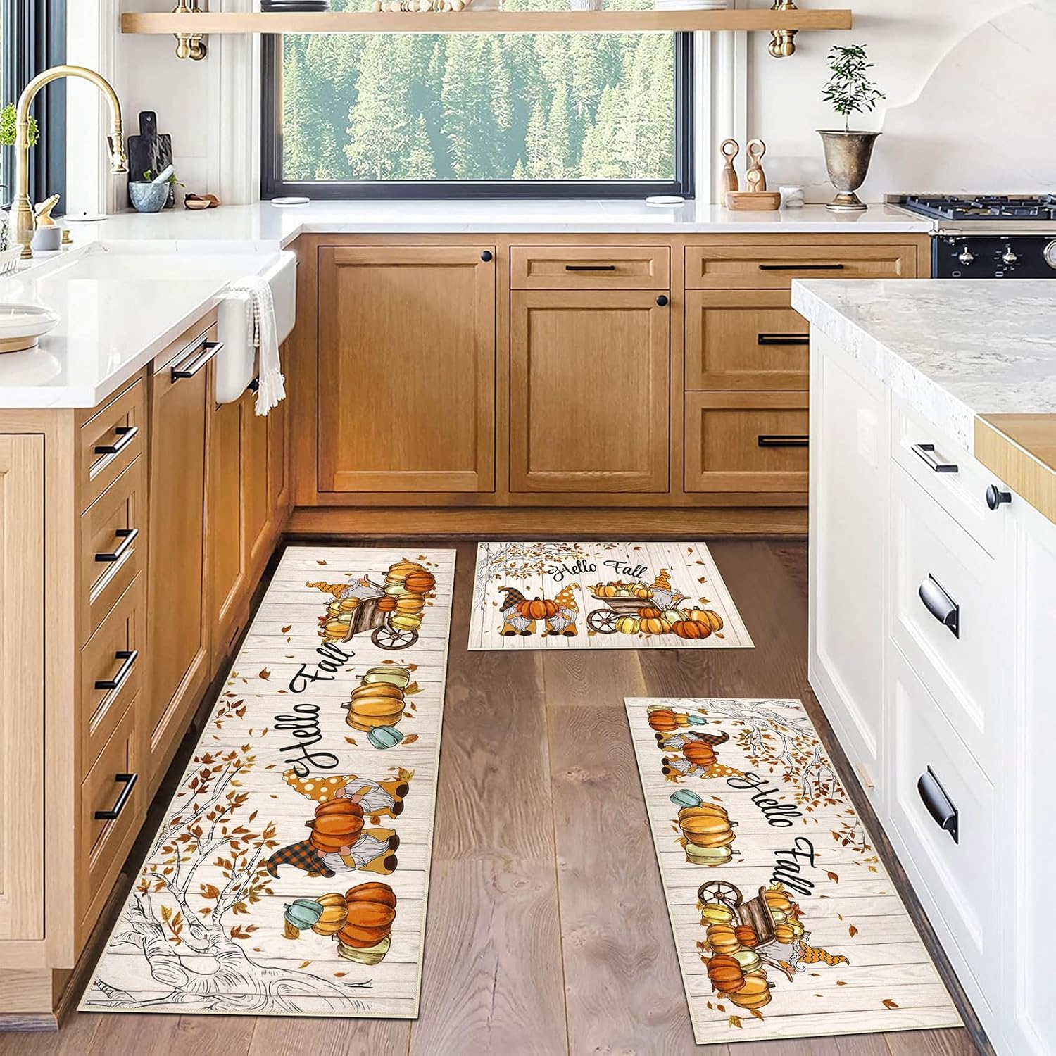Detalle 1 de U'Artlines Kitchen Rug Set, 3-Piece