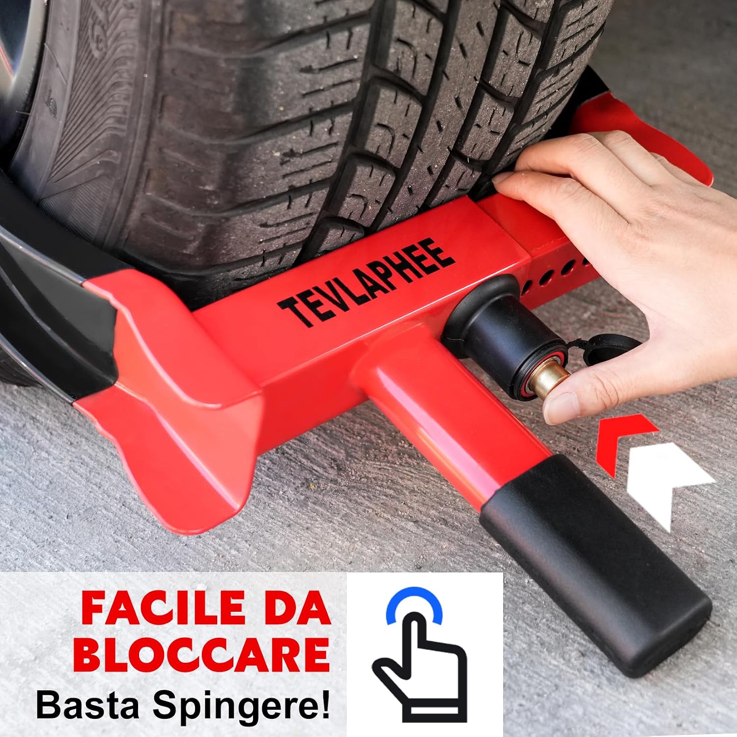 Thumbnail 2 de Tevlaphee Blocca Ruota Alta Sicurezza 19–30 cm