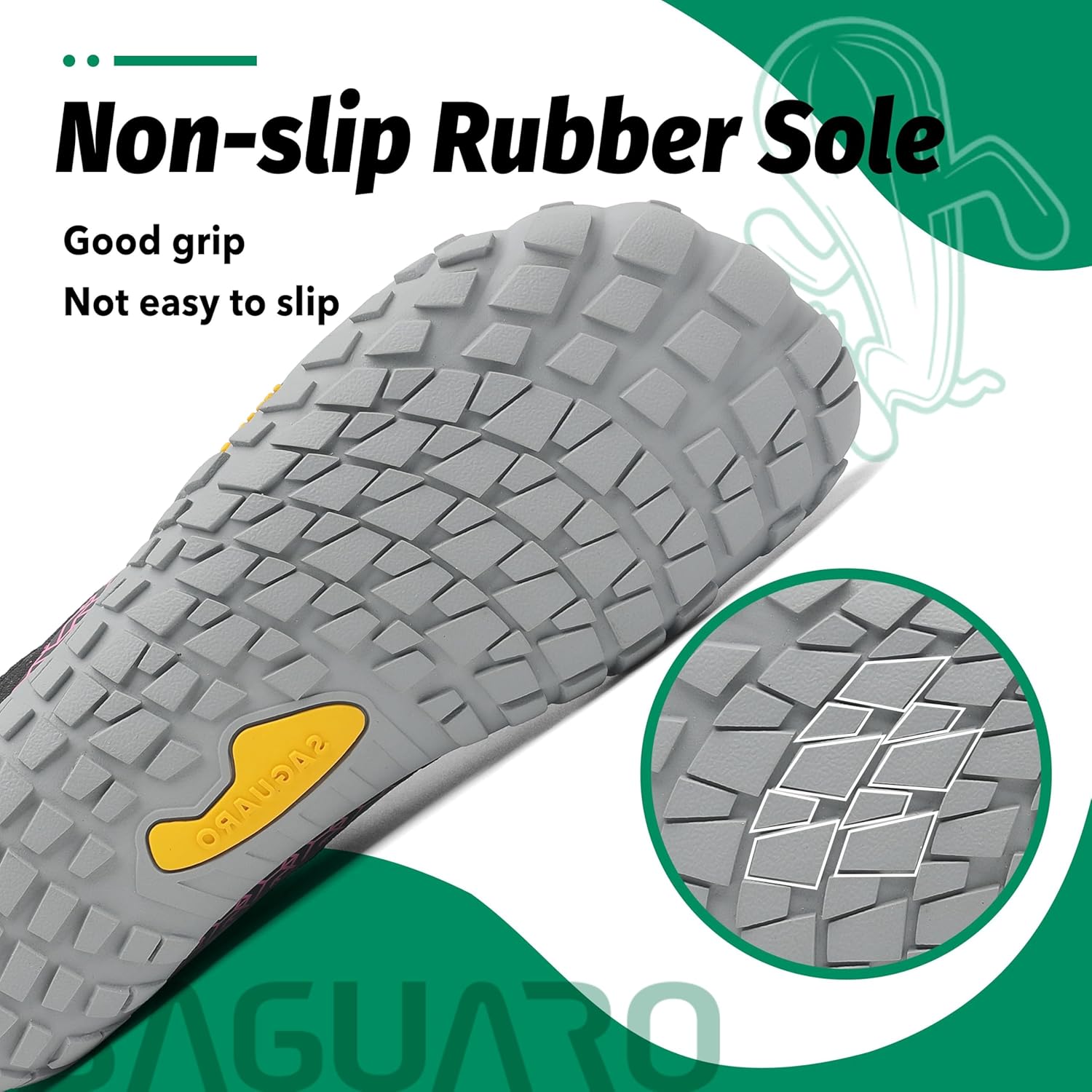 Thumbnail 6 de SAGUARO chaussures minimalistes unisexe fitness, jogging et multisports (indoor & outdoor)