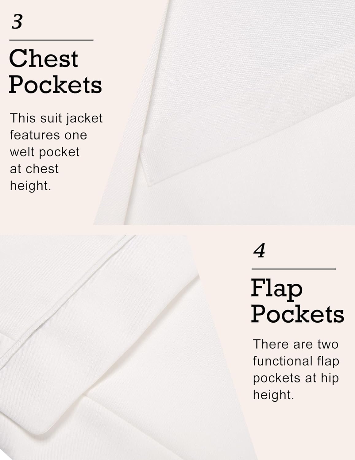 Thumbnail 4 de COOFANDY Mens Sport Coat Casual Blazer One Button Business Suit Jacket