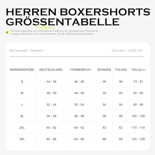 Thumbnail 5 de YouShow Men's Underwear Trunks XL – 6 Pack Cotton Boxers