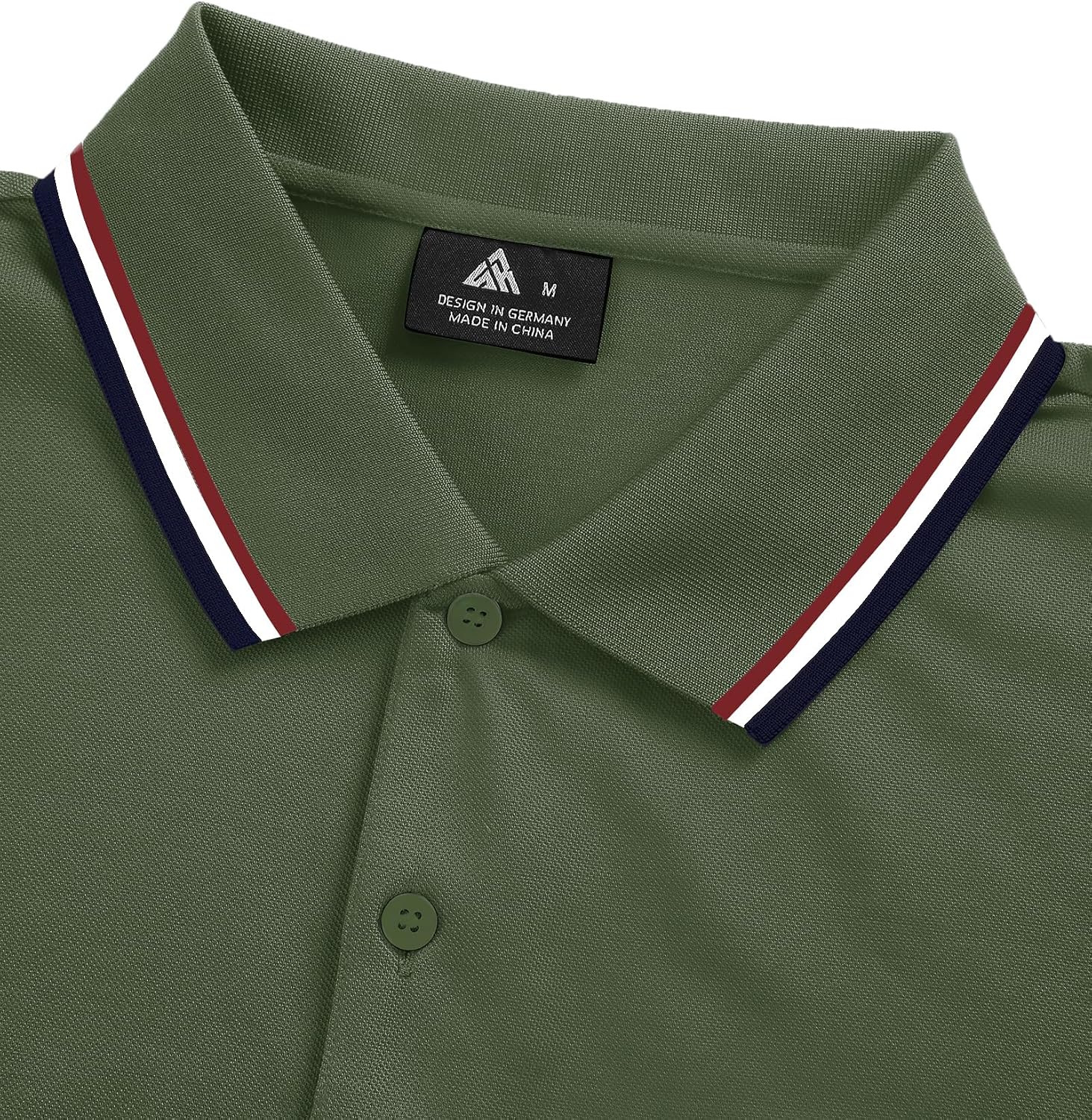 Detalle de zitysport Poloshirt Herren Kurzarm – atmungsaktives Golf Polo mit Brusttasche