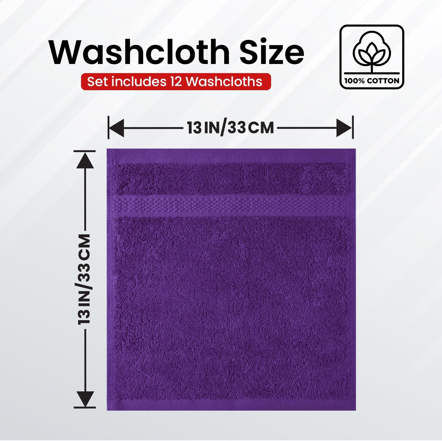 Detalle de Infinitee Xclusives Washcloths, 12-Pack