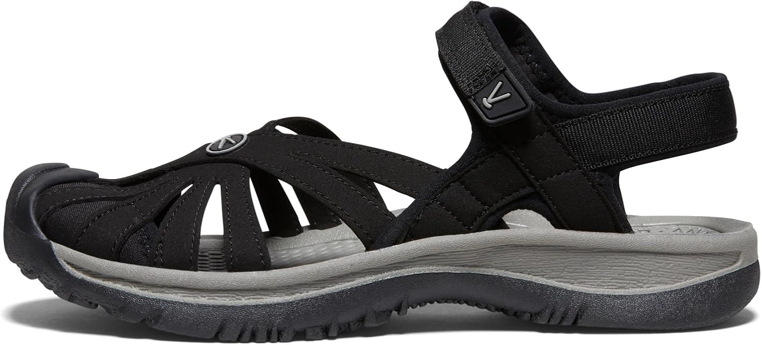 Thumbnail 2 de KEEN Donna Rose Sandal noir/gris neutre – sandales résistantes à l’eau, confort femme (taille 38)