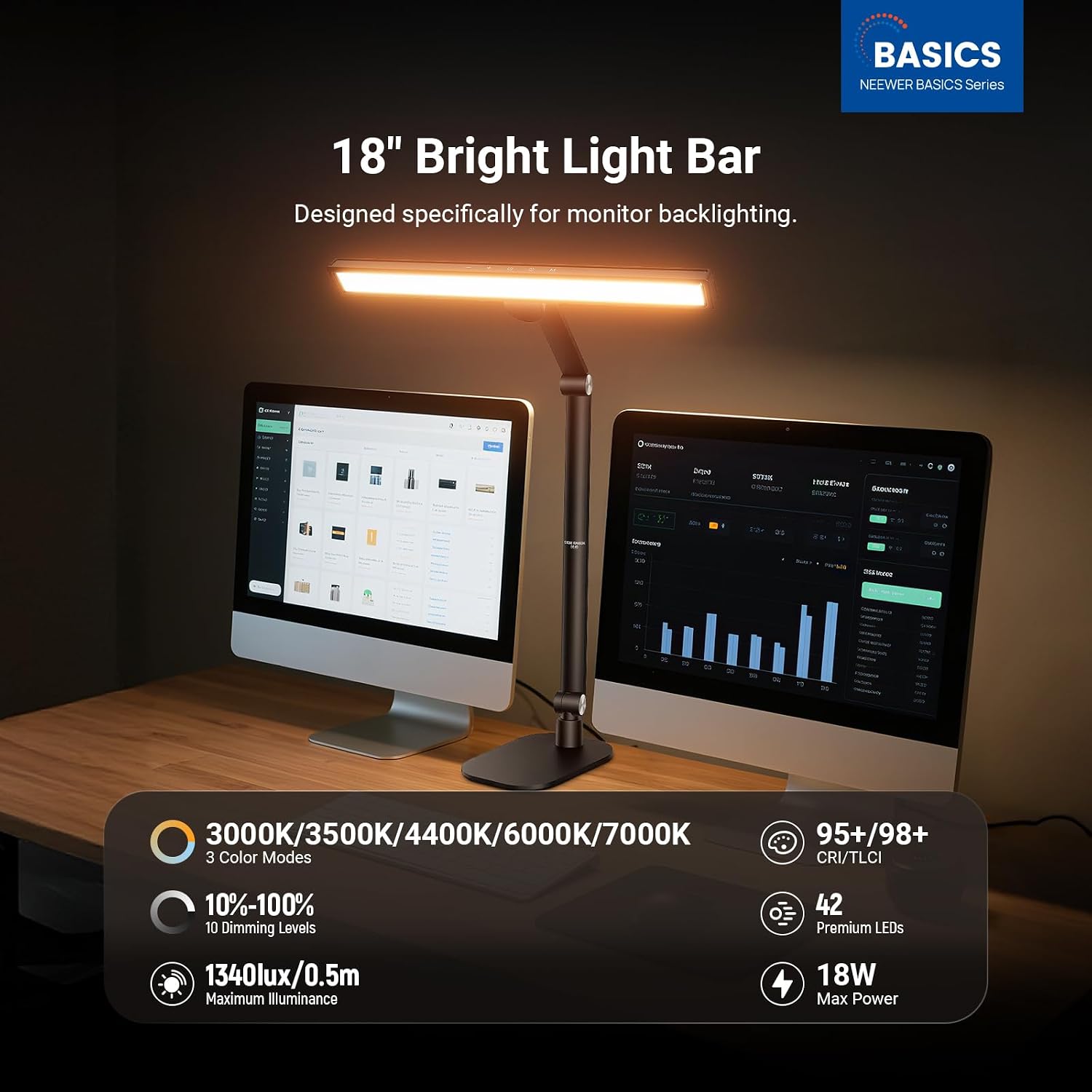 Detalle 2 de NEEWRE Basics 18in LED light bar