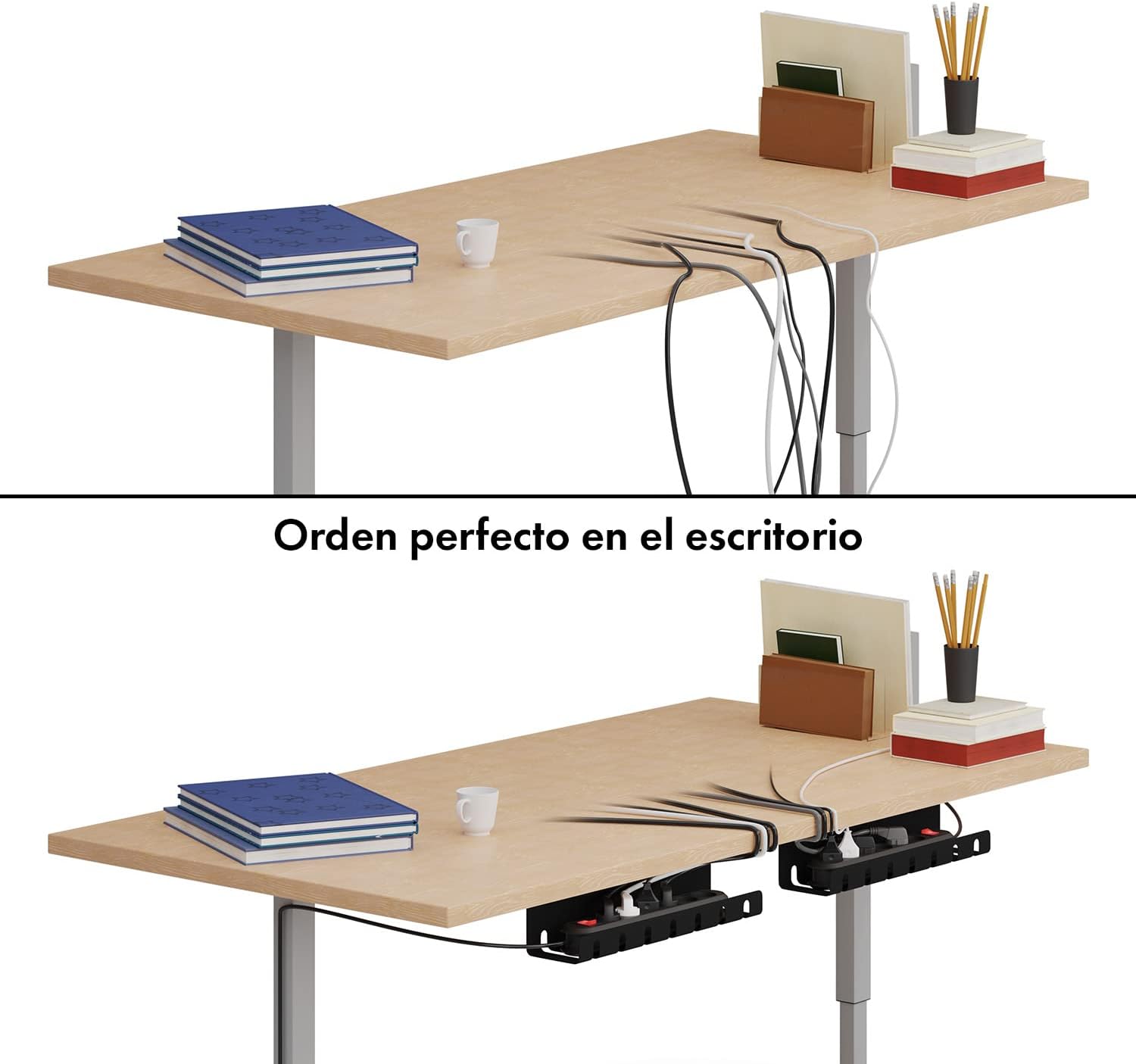 Thumbnail 2 de Scanfield Set 2 de Organizadores de Cables para Escritorio 🔌