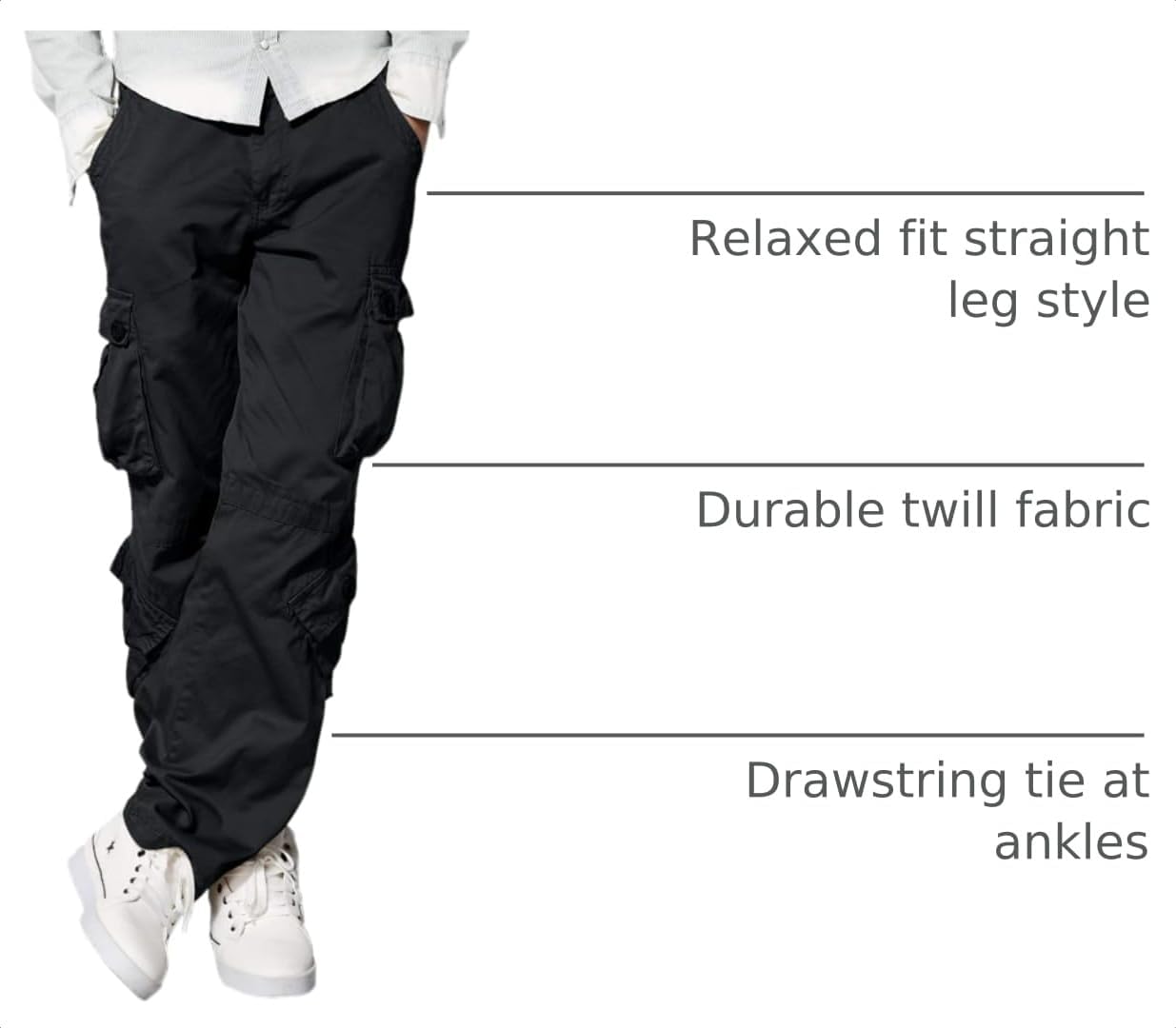 Detalle de Match Men's Cargo Pants 100% Cotton