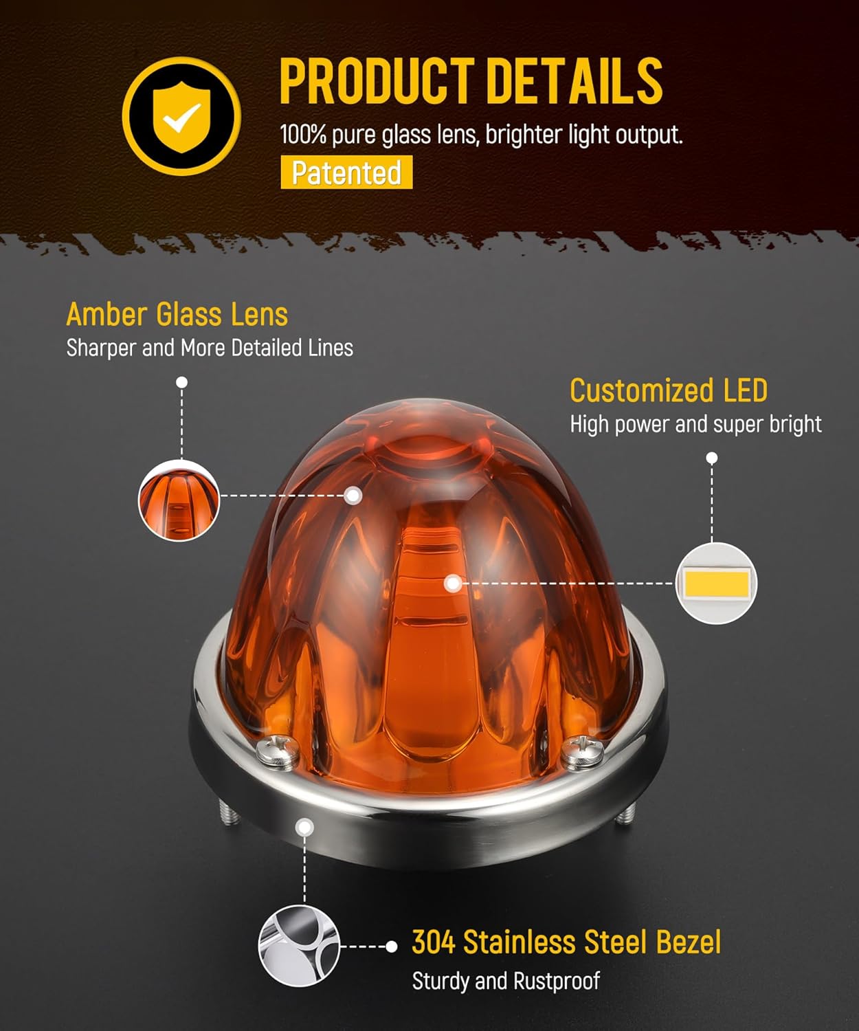 Thumbnail 2 de Partsam Watermelon LED Side Marker 2-Pack