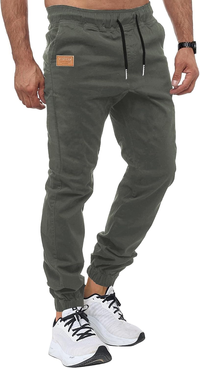 Detalle 2 de KUNJLELP Pantalón cargo algodón slim fit S‑XXL