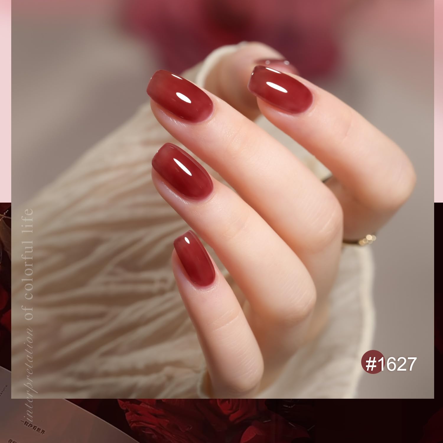 Thumbnail 3 de GAOY Rose Garden Jelly Gel Nail Polish Kit 6x6.5ml